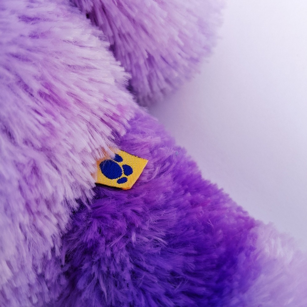 Build A Bear Purple Tie Dye Peace Sign Kitty Cat Plush 17" BFF Friends Forever - Picture 6 of 12
